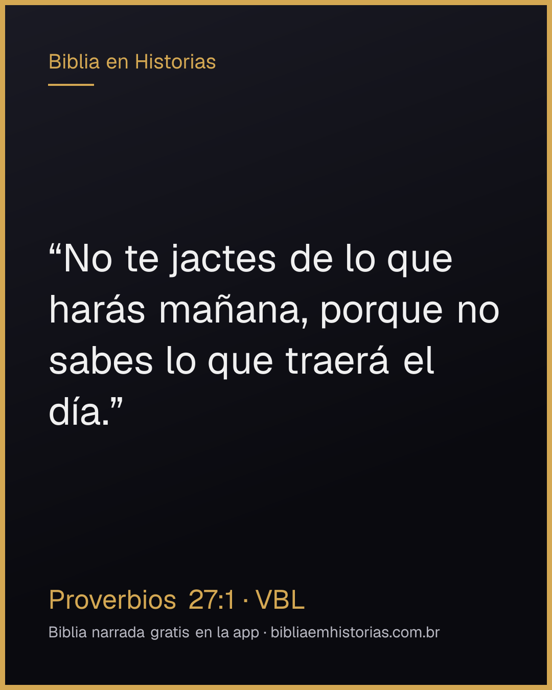Imagen del versículo Proverbios 27:1 para compartir