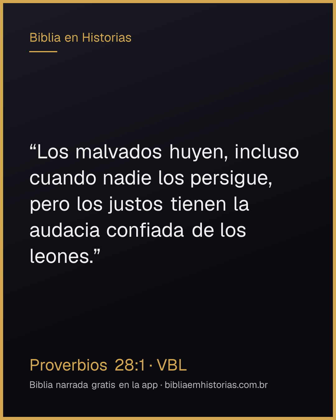 Imagen del versículo Proverbios 28:1 para compartir