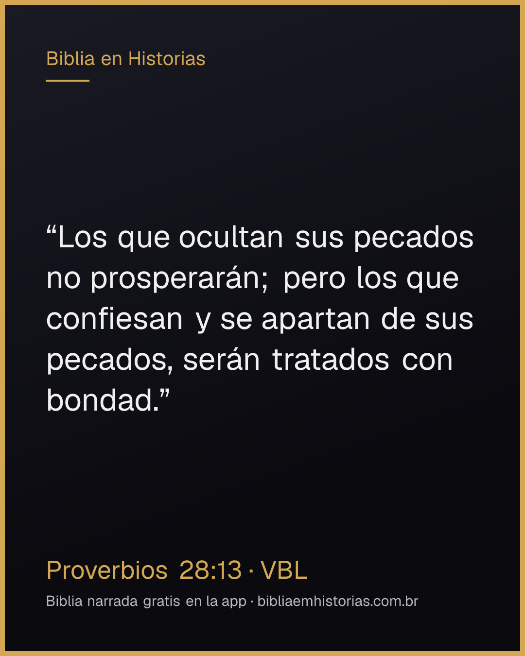 Imagen del versículo Proverbios 28:13 para compartir