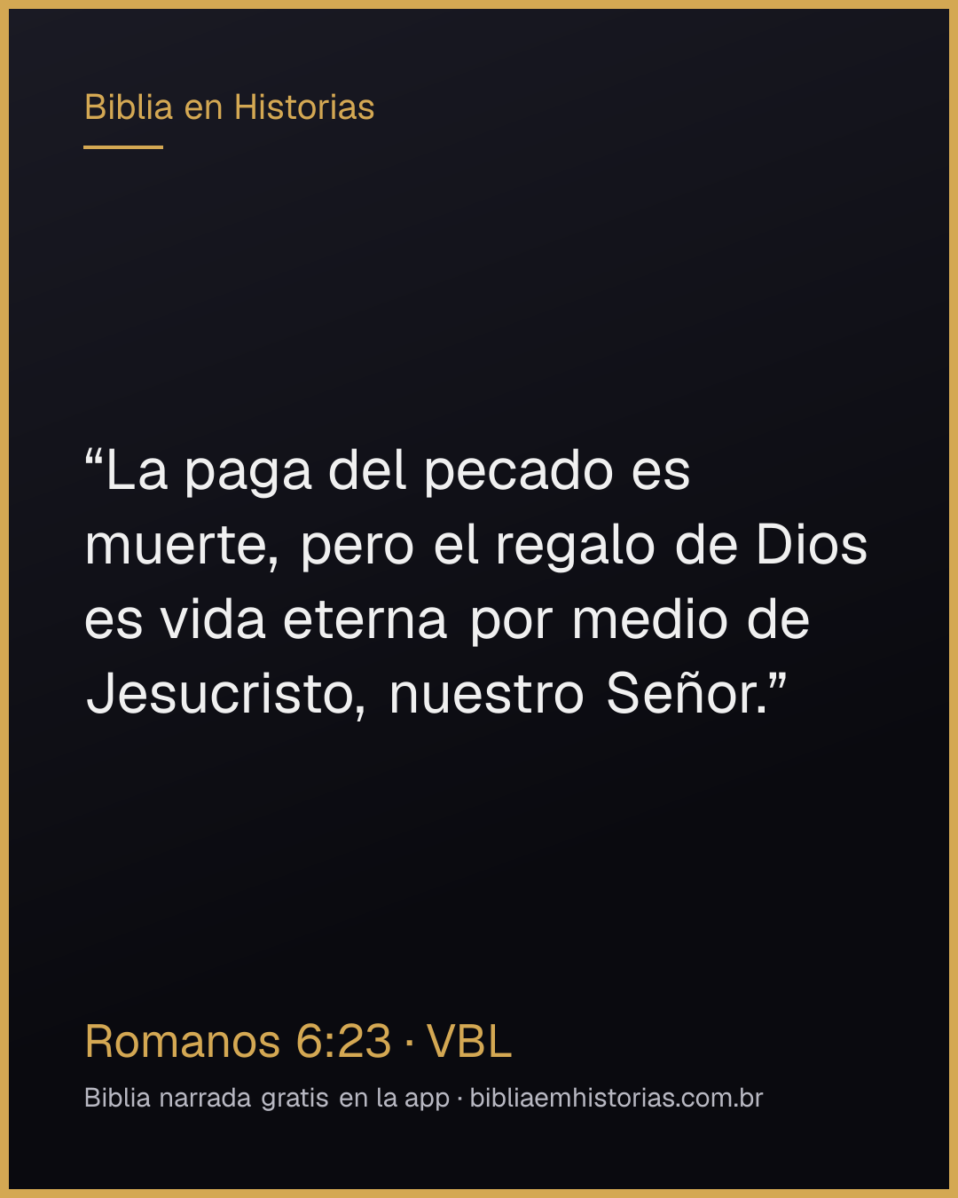 Imagen del versículo Romanos 6:23 para compartir