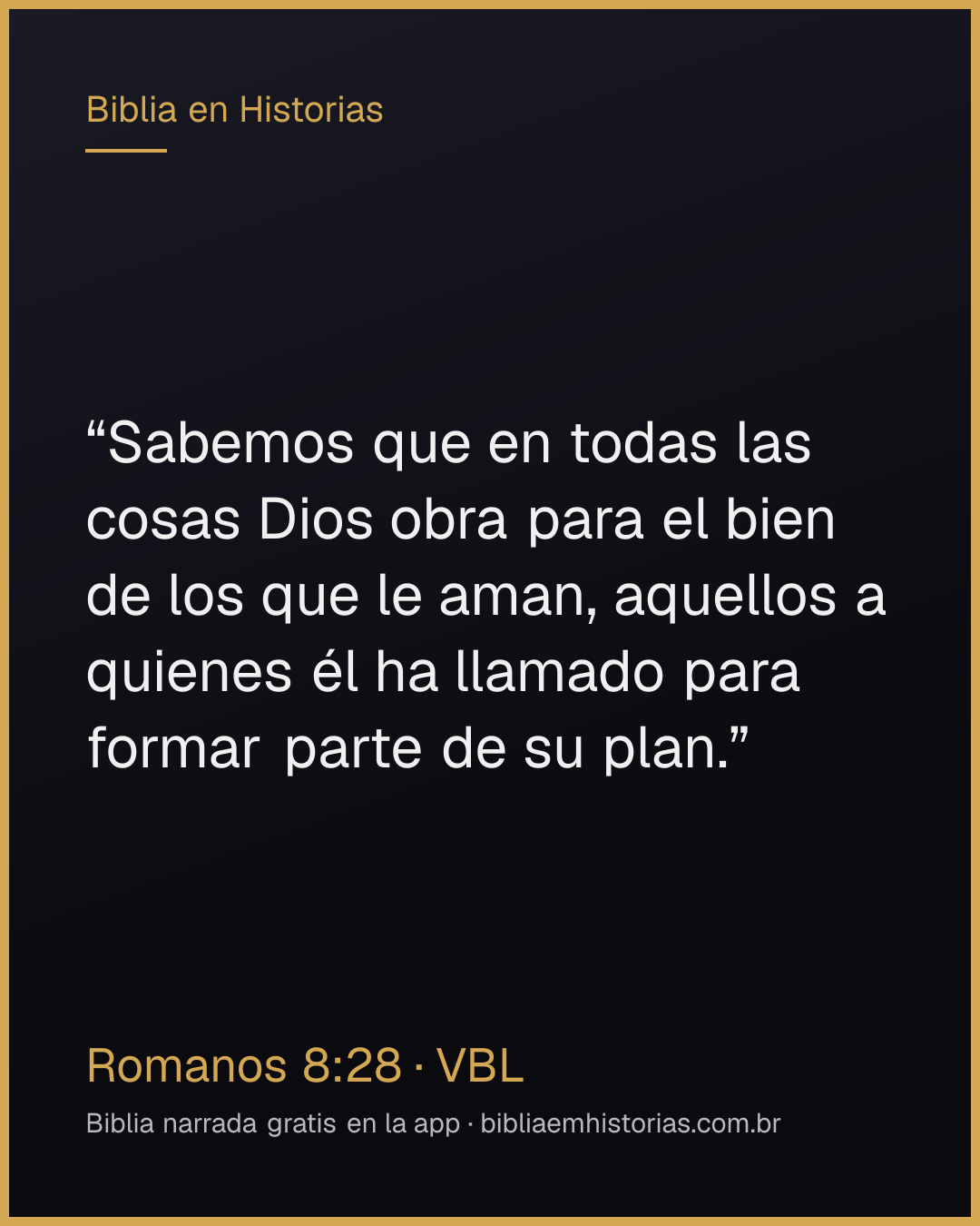 Imagen del versículo Romanos 8:28 para compartir