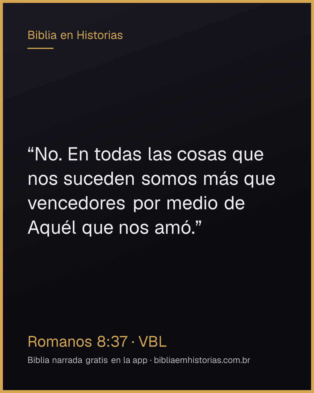Imagen del versículo Romanos 8:37 para compartir