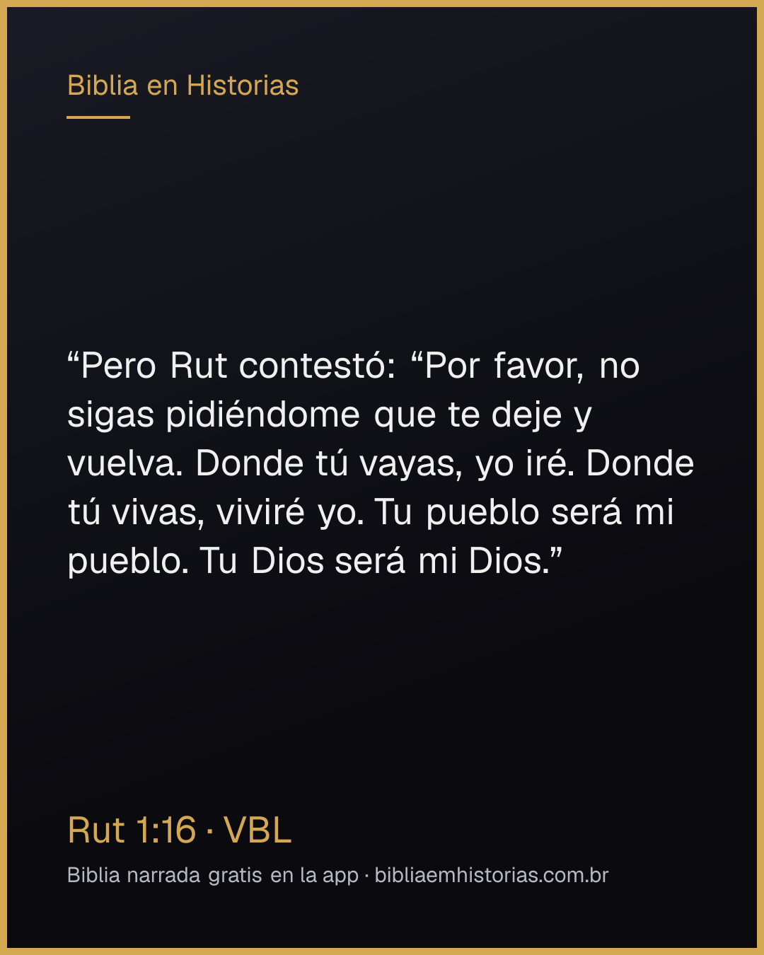 Imagen del versículo Rut 1:16 para compartir