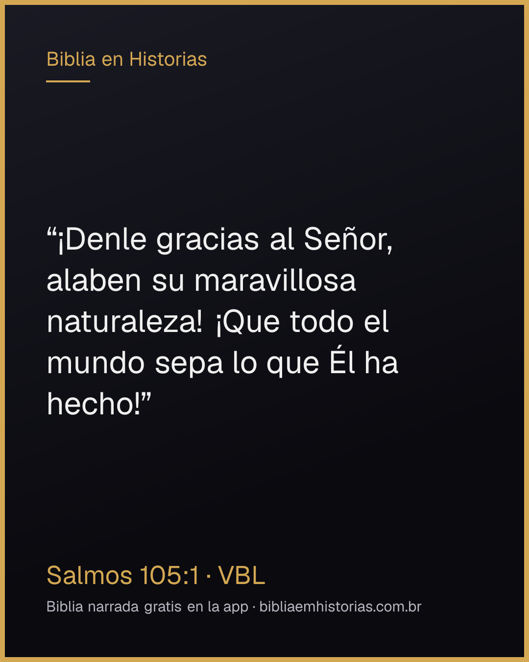 Imagen del versículo Salmos 105:1 para compartir