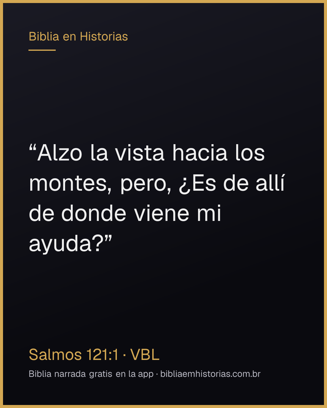 Imagen del versículo Salmos 121:1 para compartir