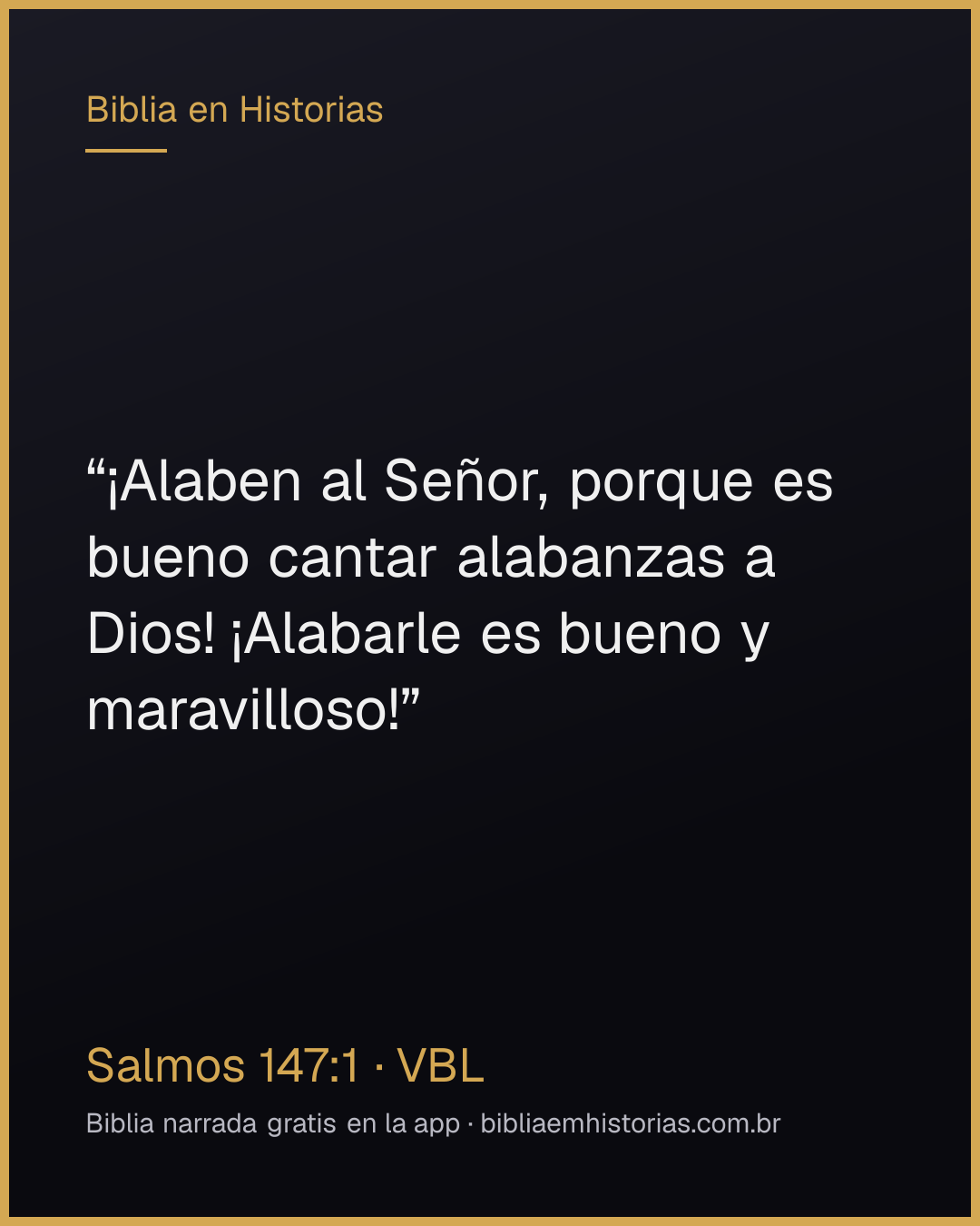 Imagen del versículo Salmos 147:1 para compartir