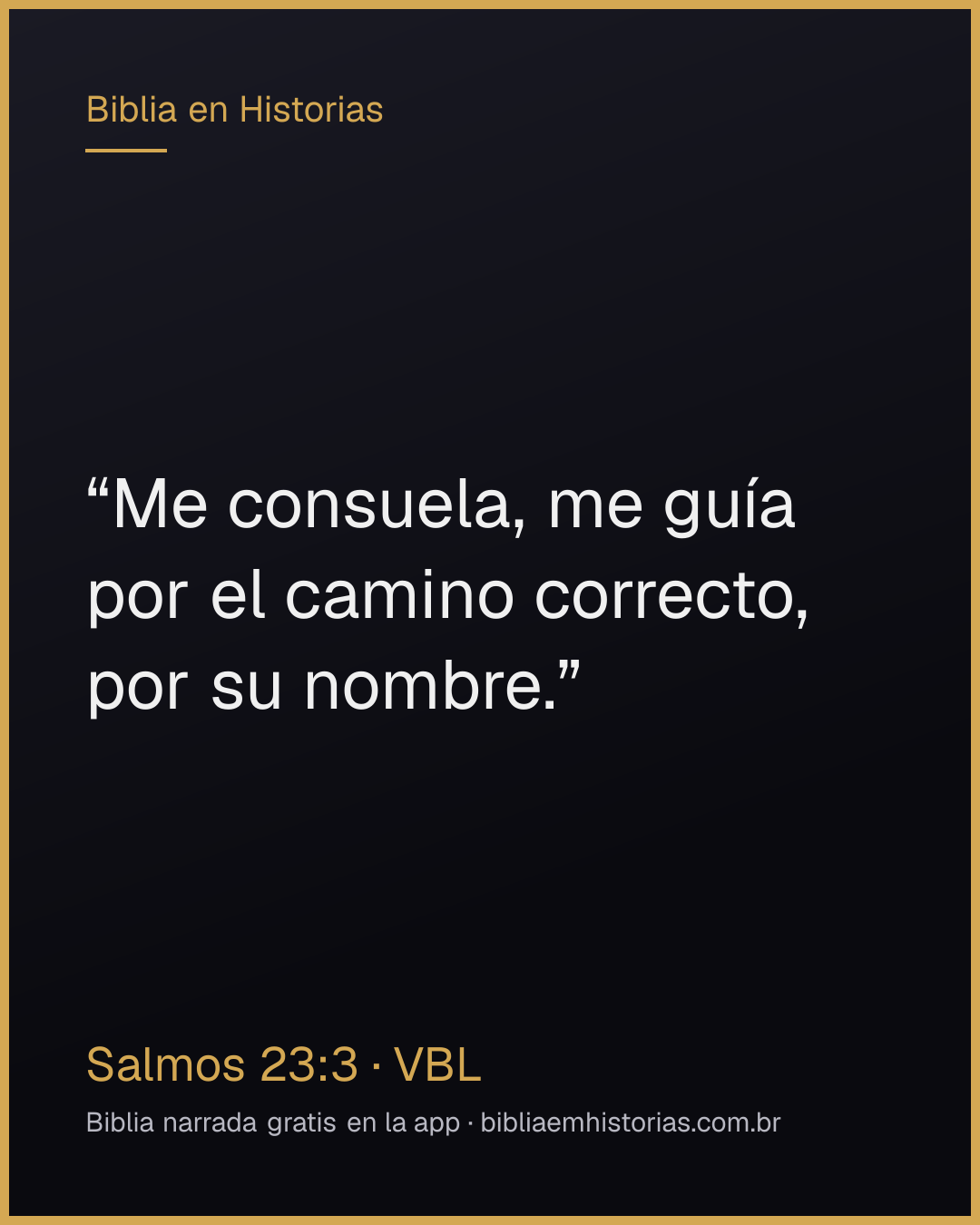 Imagen del versículo Salmos 23:3 para compartir
