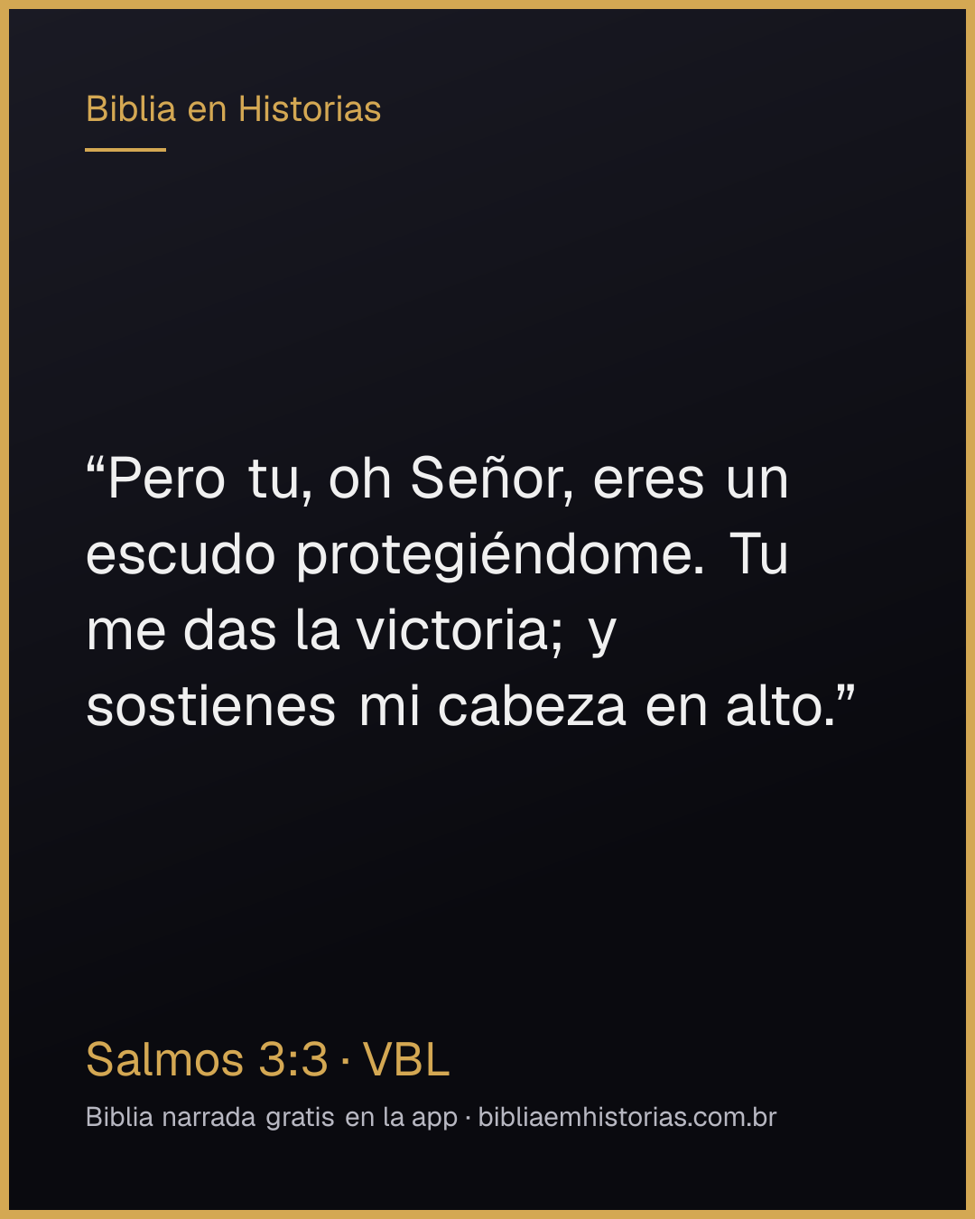 Imagen del versículo Salmos 3:3 para compartir