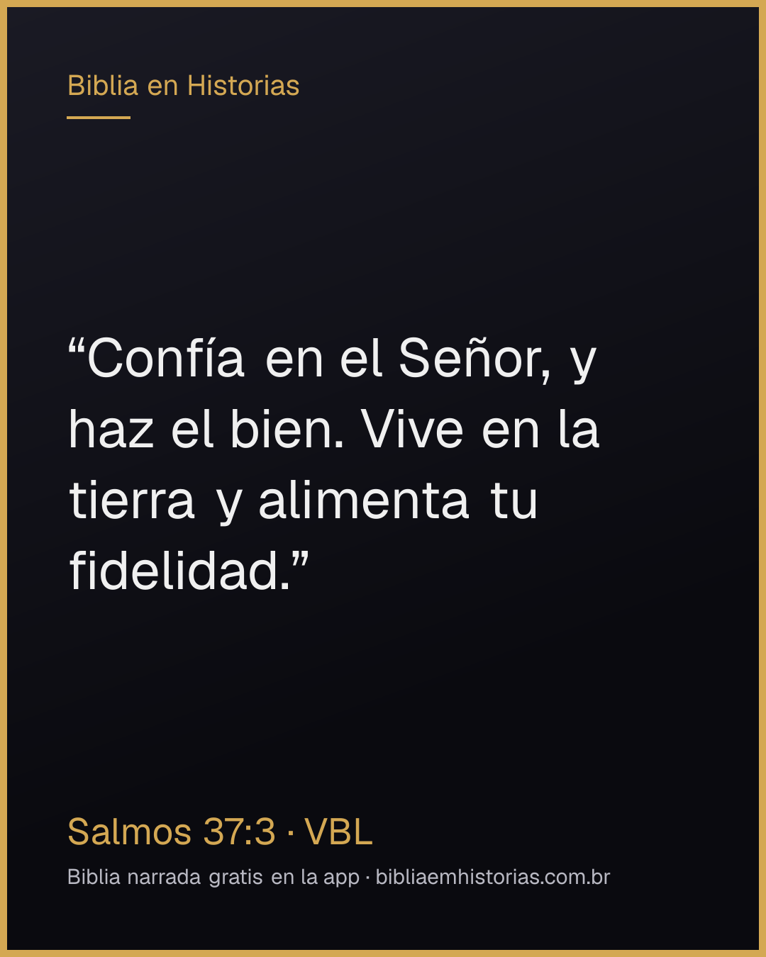Imagen del versículo Salmos 37:3 para compartir
