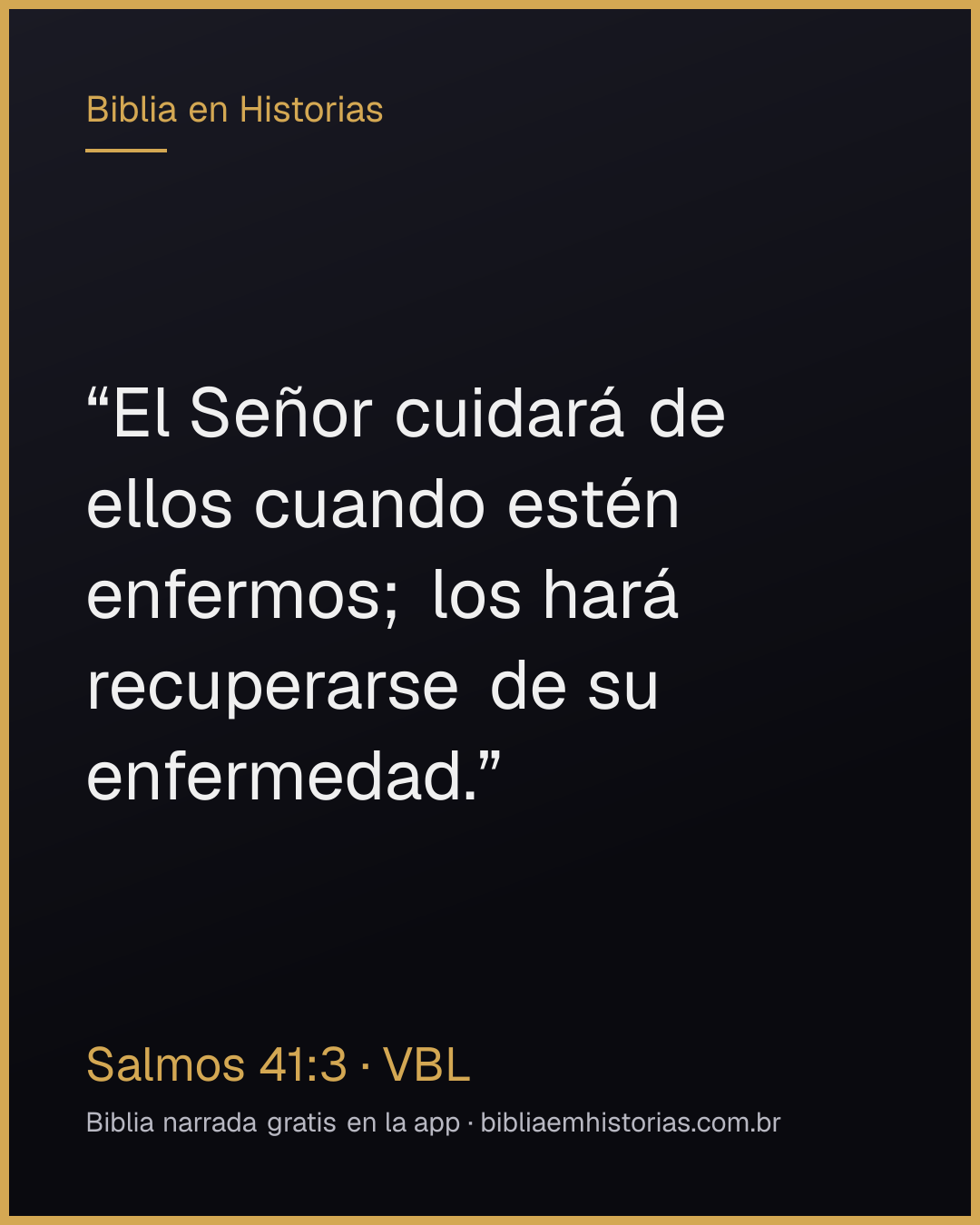 Imagen del versículo Salmos 41:3 para compartir