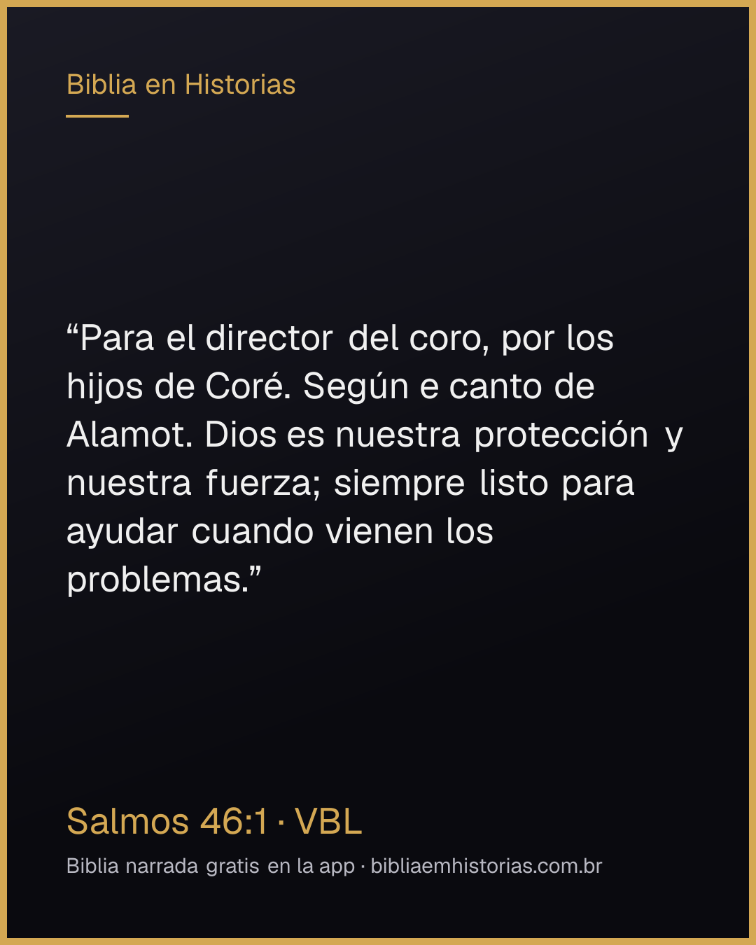 Imagen del versículo Salmos 46:1 para compartir