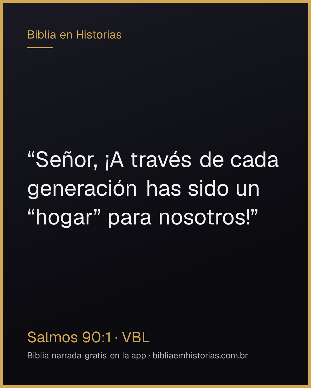 Imagen del versículo Salmos 90:1 para compartir