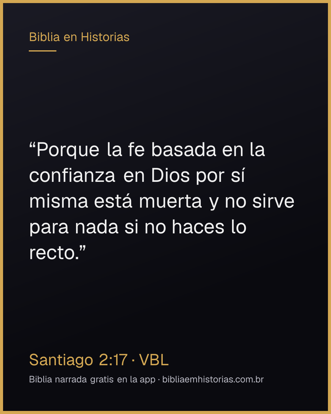 Imagen del versículo Santiago 2:17 para compartir