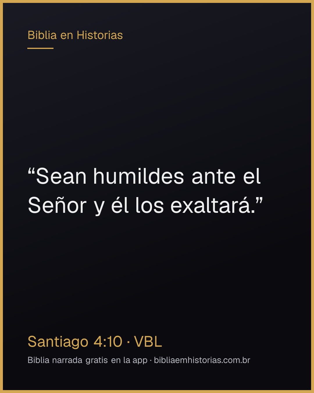Imagen del versículo Santiago 4:10 para compartir