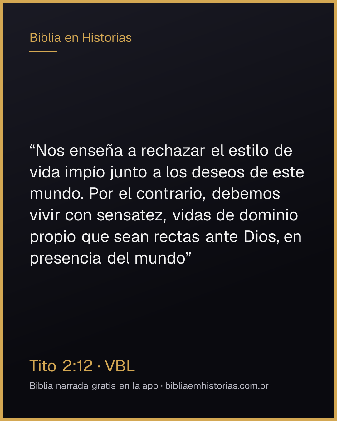 Imagen del versículo Tito 2:12 para compartir