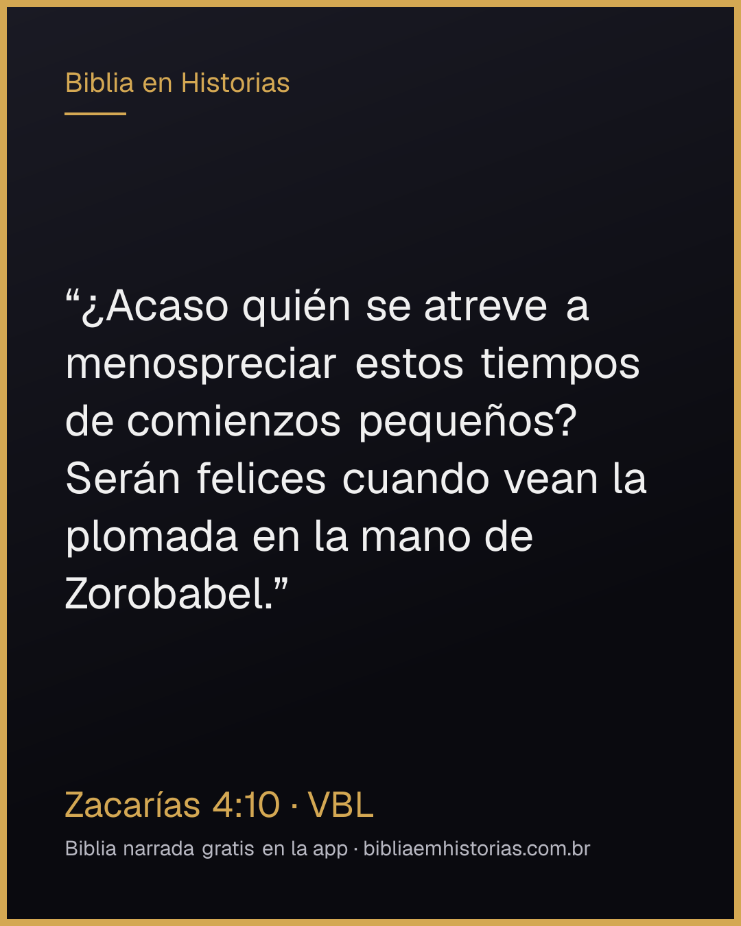 Imagen del versículo Zacarías 4:10 para compartir