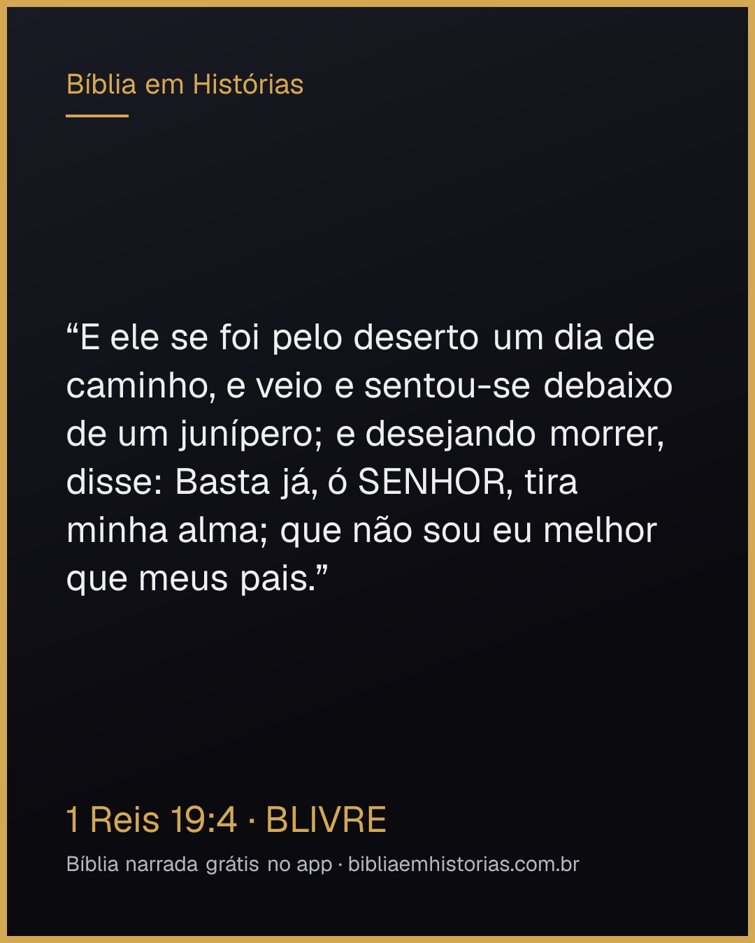 Imagem do versículo 1 Reis 19:4 para compartilhar