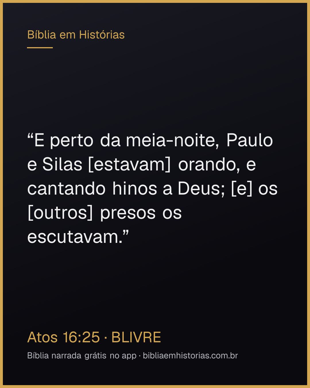 Imagem do versículo Atos 16:25 para compartilhar