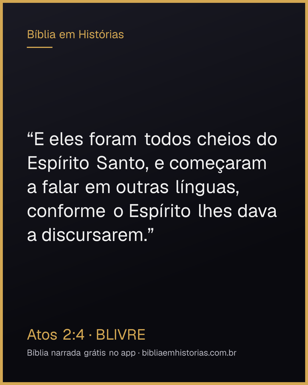 Imagem do versículo Atos 2:4 para compartilhar