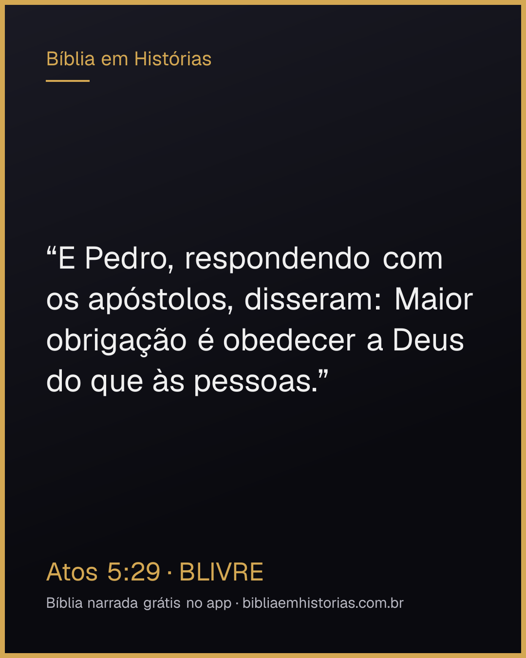 Imagem do versículo Atos 5:29 para compartilhar