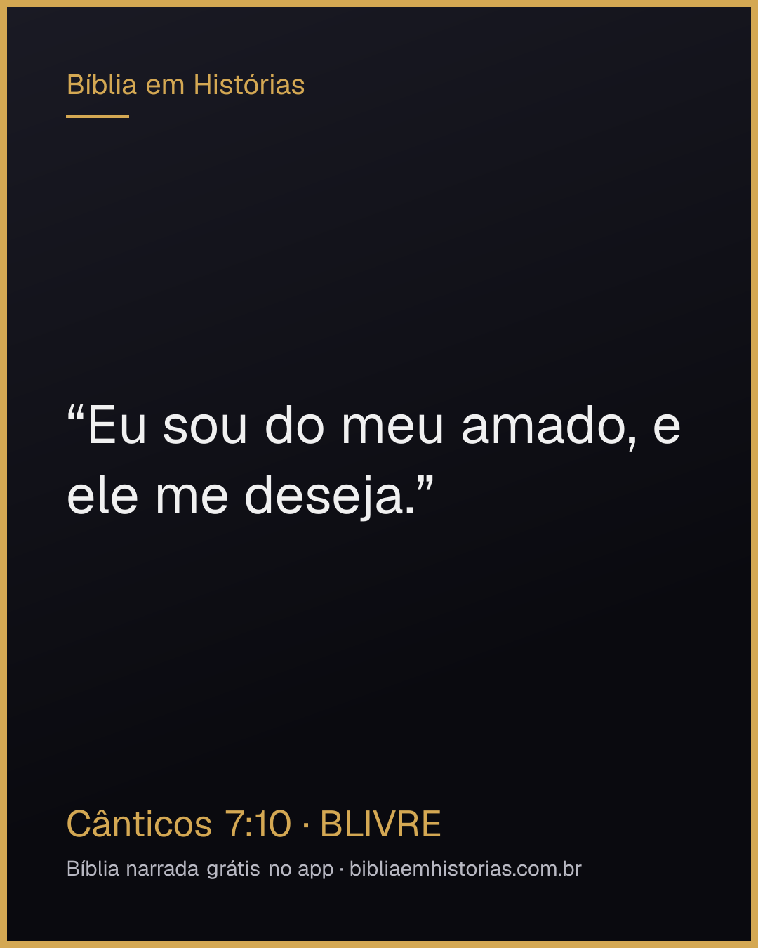 Imagem do versículo Cânticos 7:10 para compartilhar