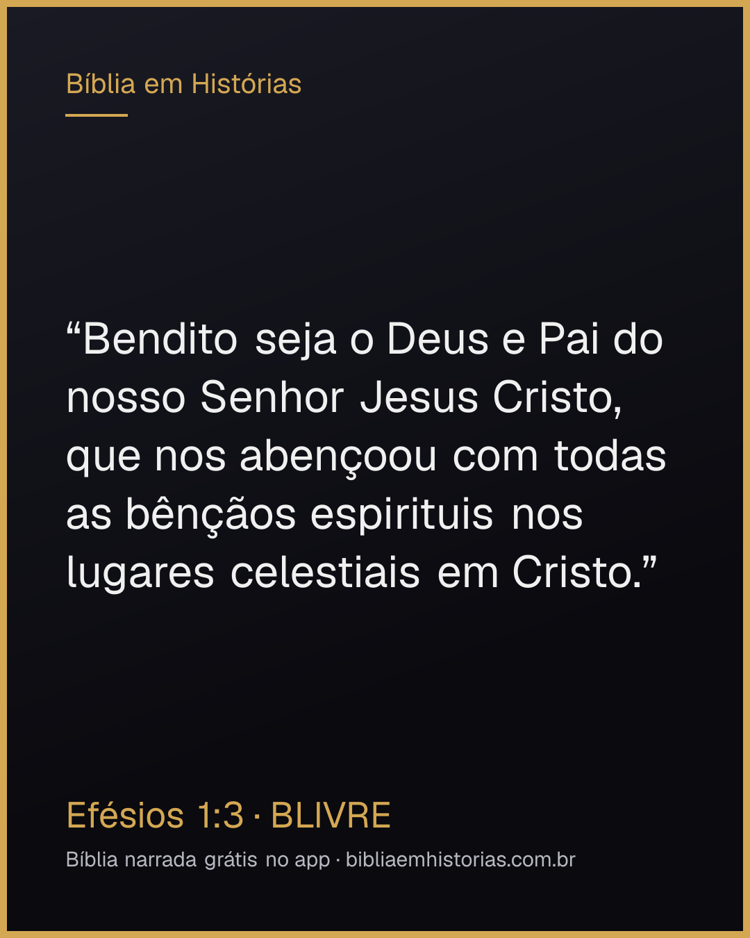 Imagem do versículo Efésios 1:3 para compartilhar