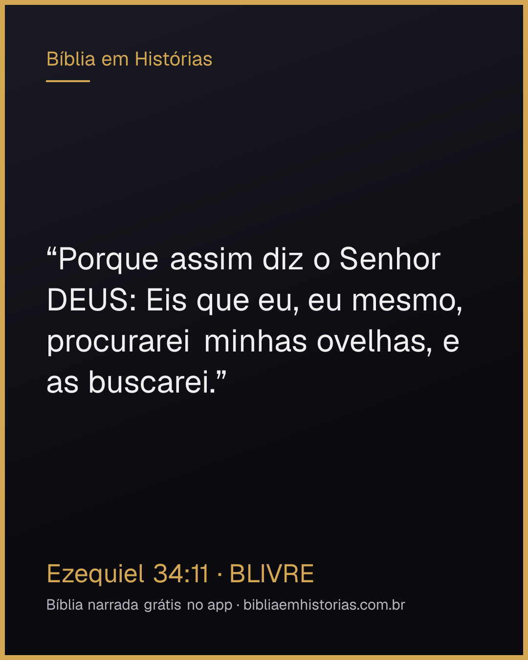 Imagem do versículo Ezequiel 34:11 para compartilhar