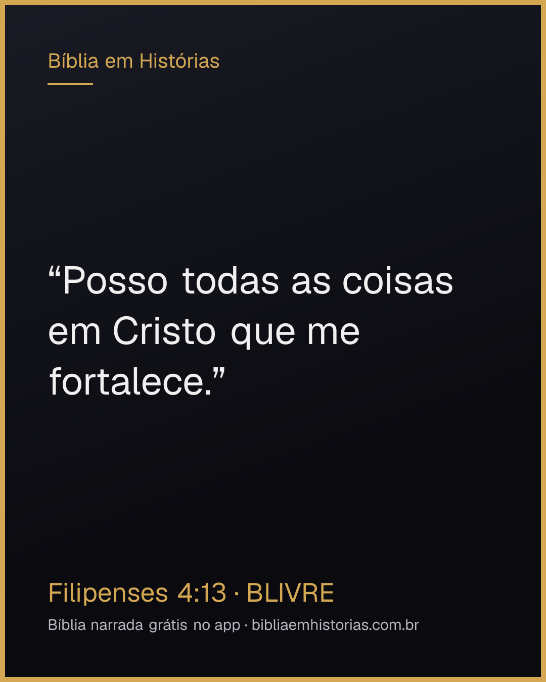 Imagem do versículo Filipenses 4:13 para compartilhar