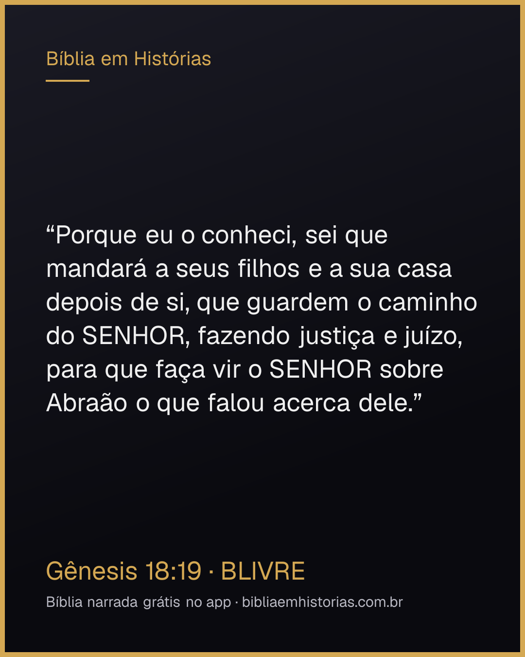 Imagem do versículo Gênesis 18:19 para compartilhar