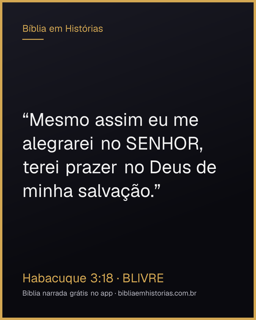 Imagem do versículo Habacuque 3:18 para compartilhar