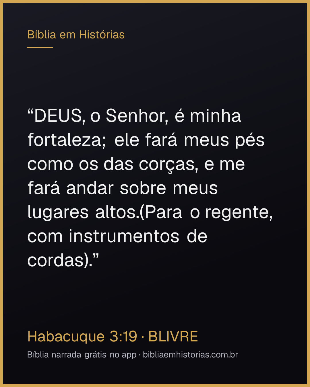 Imagem do versículo Habacuque 3:19 para compartilhar