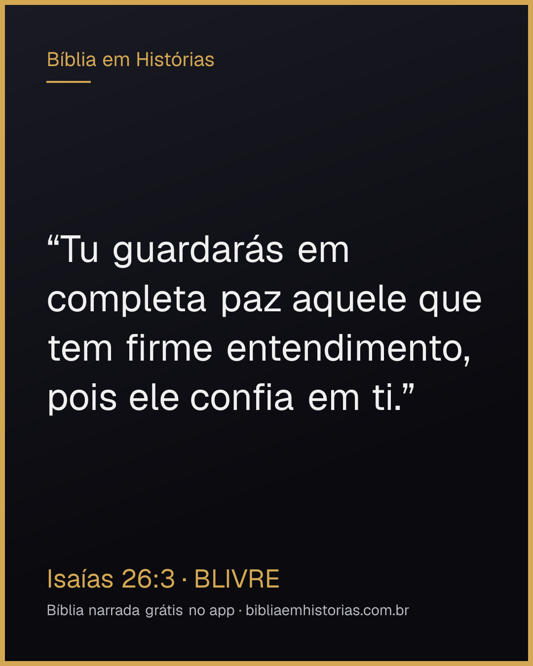 Imagem do versículo Isaías 26:3 para compartilhar