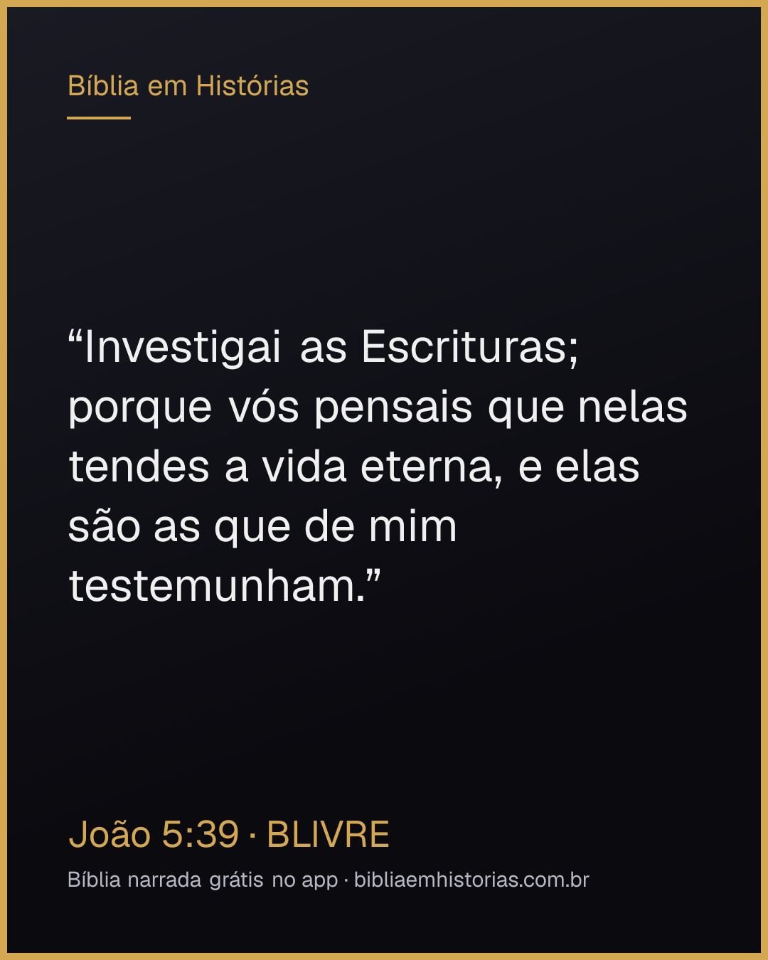 Imagem do versículo João 5:39 para compartilhar