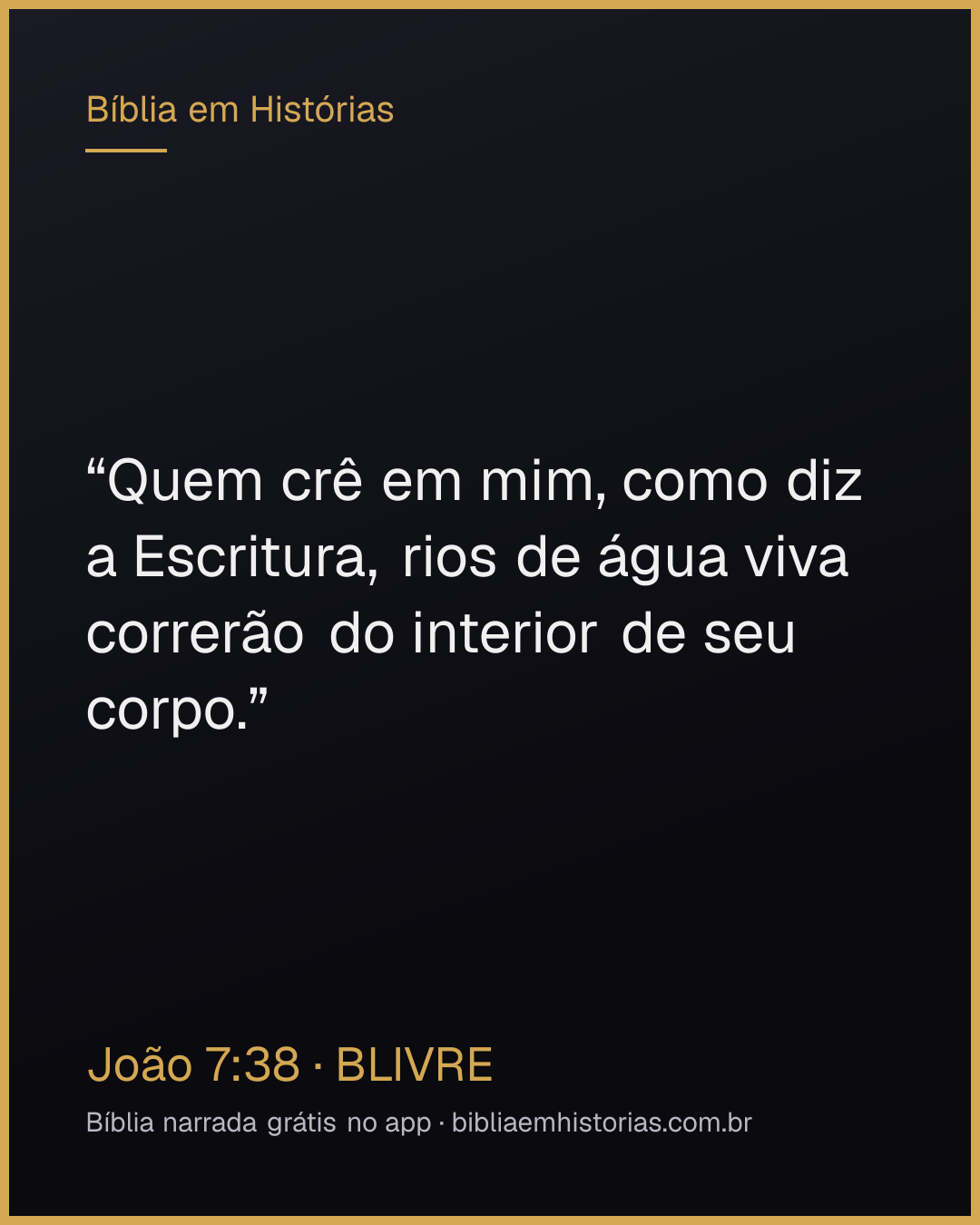 Imagem do versículo João 7:38 para compartilhar