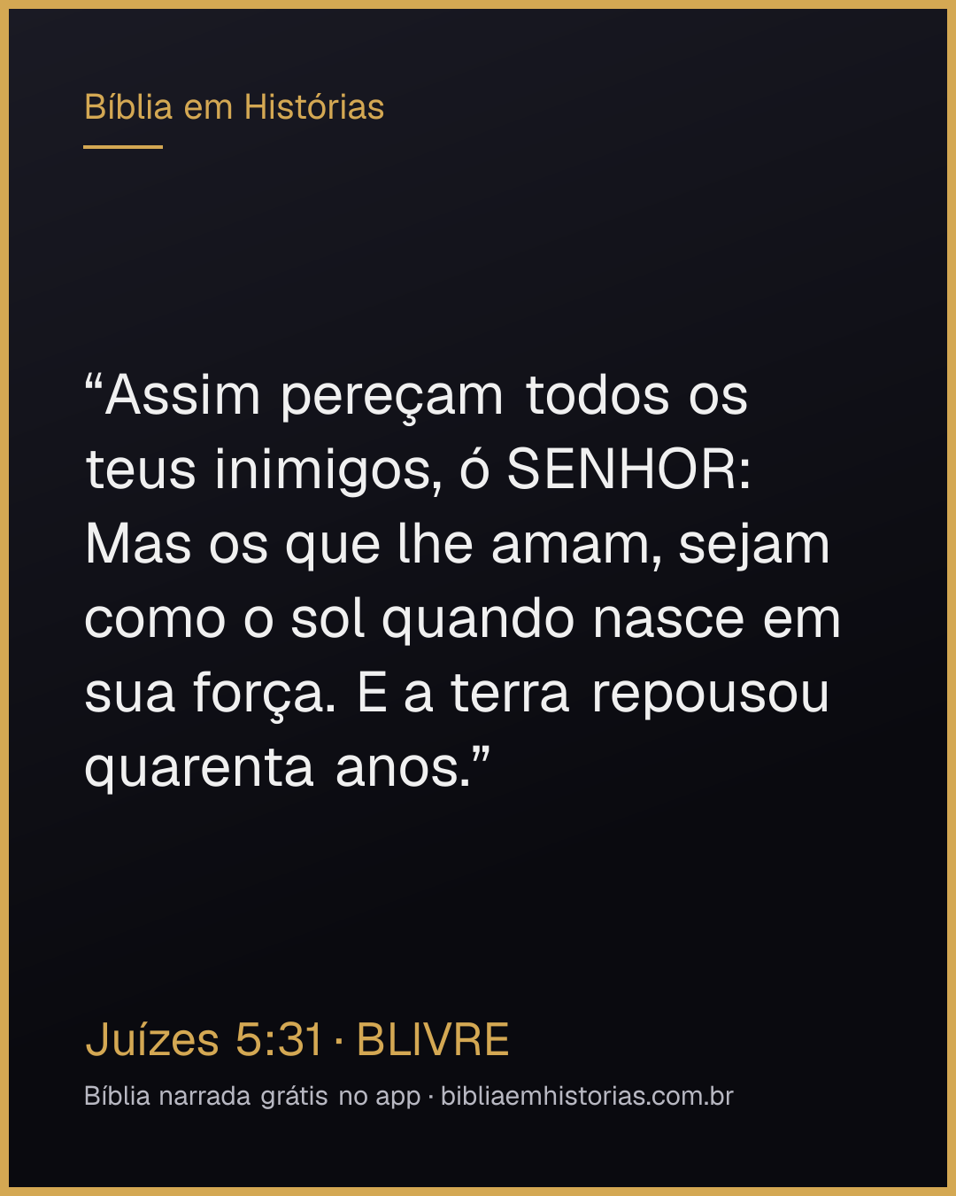 Imagem do versículo Juízes 5:31 para compartilhar