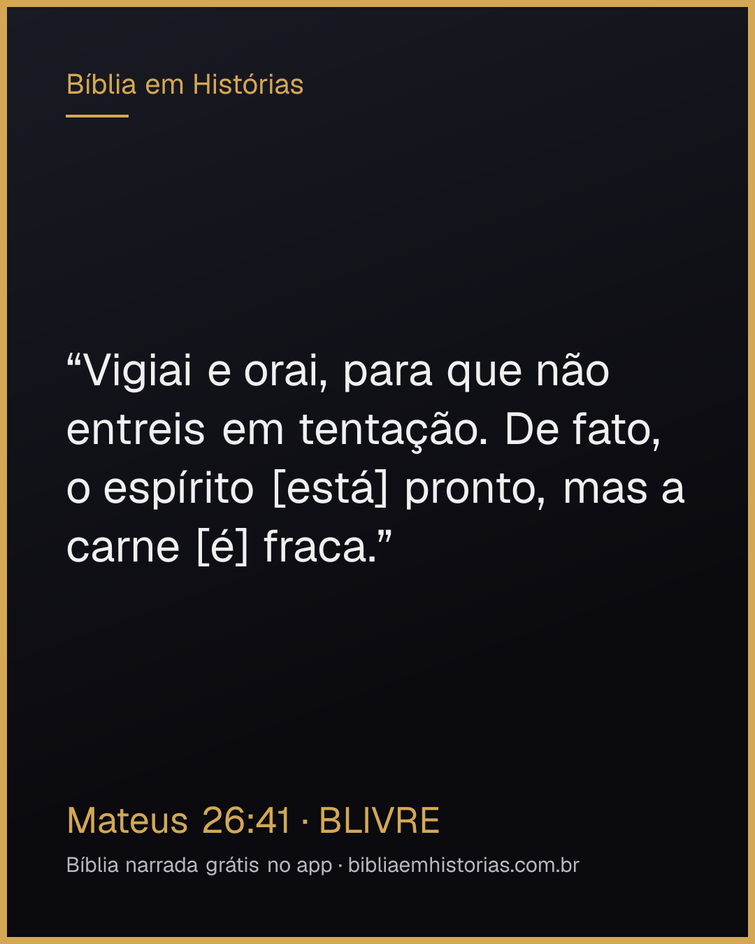 Imagem do versículo Mateus 26:41 para compartilhar