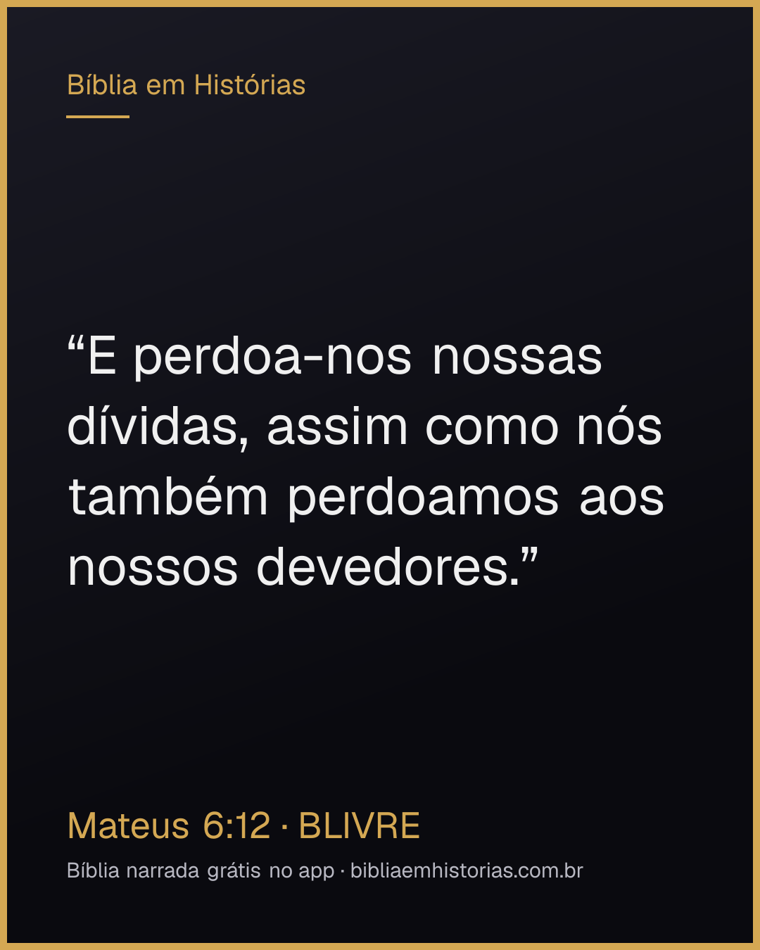 Imagem do versículo Mateus 6:12 para compartilhar