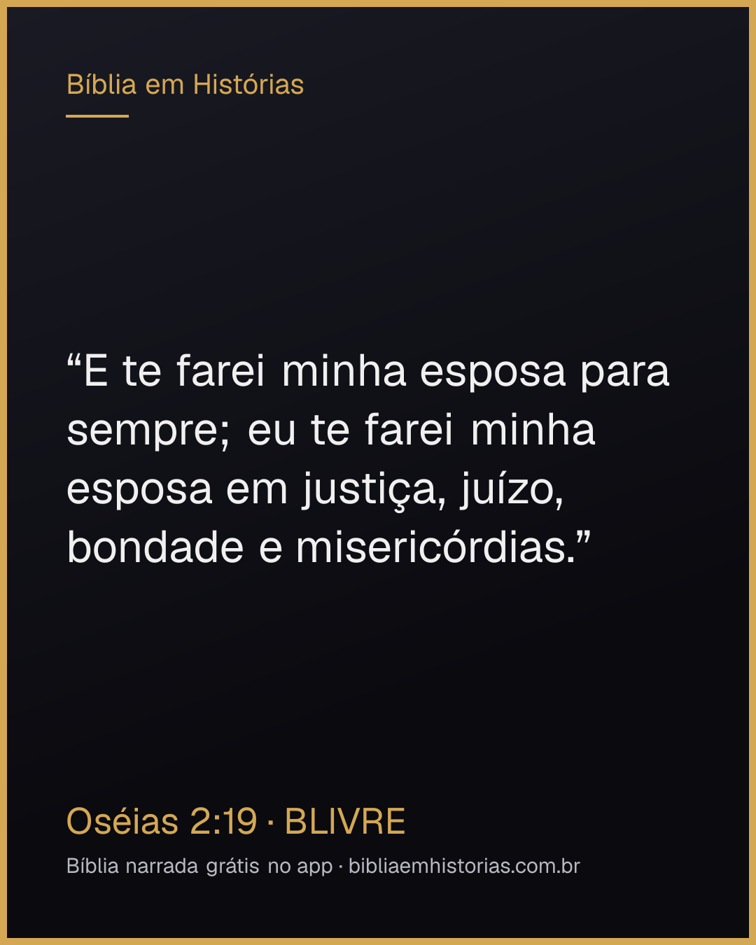 Imagem do versículo Oséias 2:19 para compartilhar