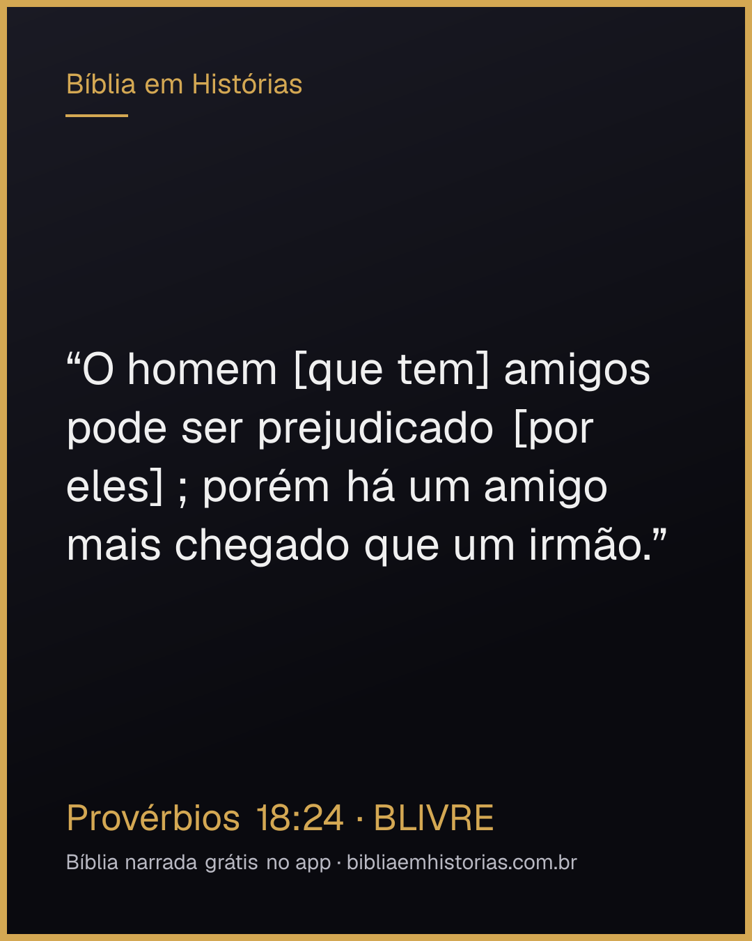 Imagem do versículo Provérbios 18:24 para compartilhar