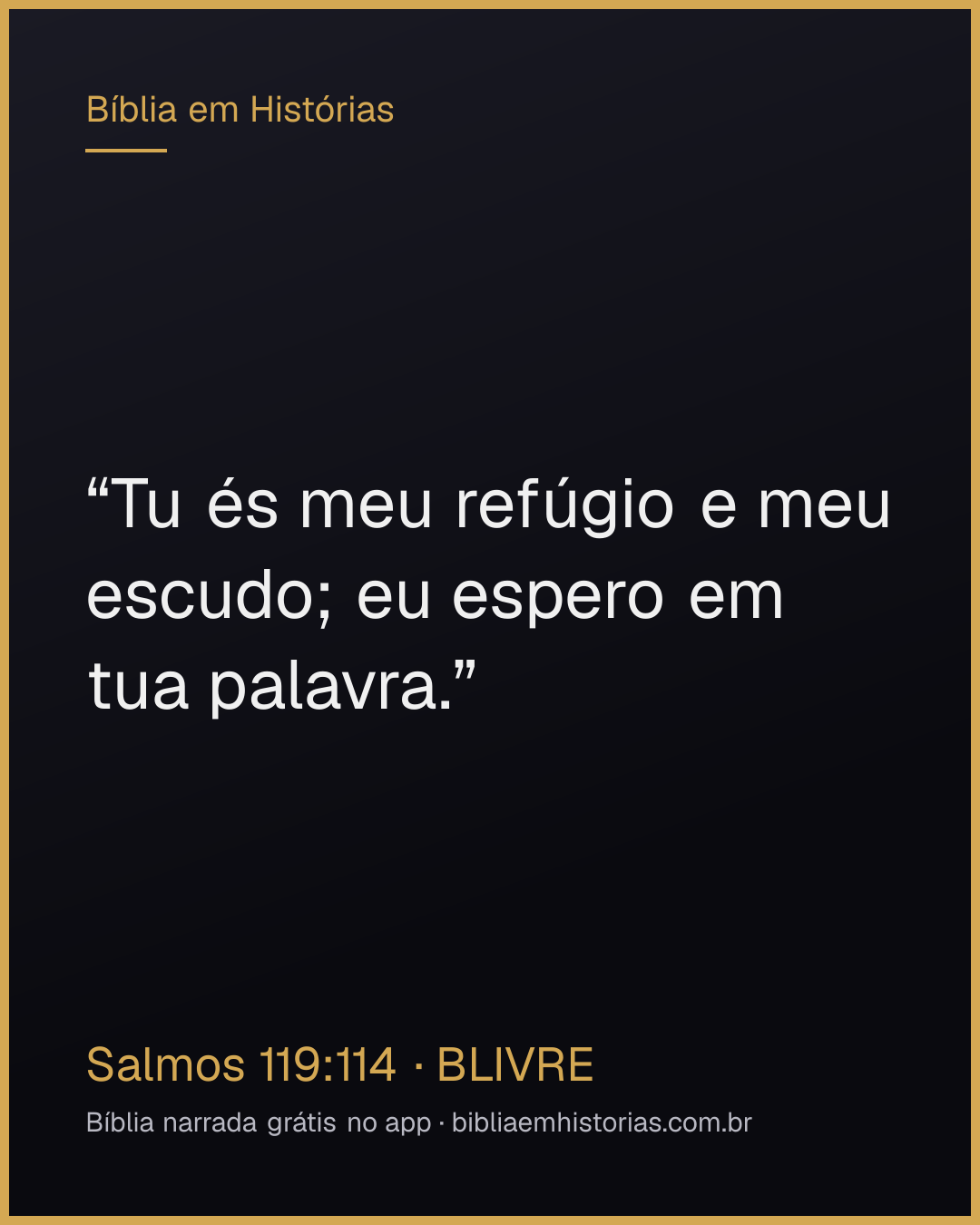 Imagem do versículo Salmos 119:114 para compartilhar