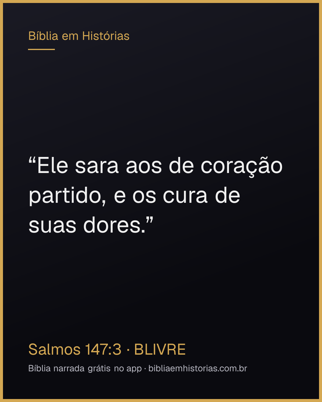 Imagem do versículo Salmos 147:3 para compartilhar