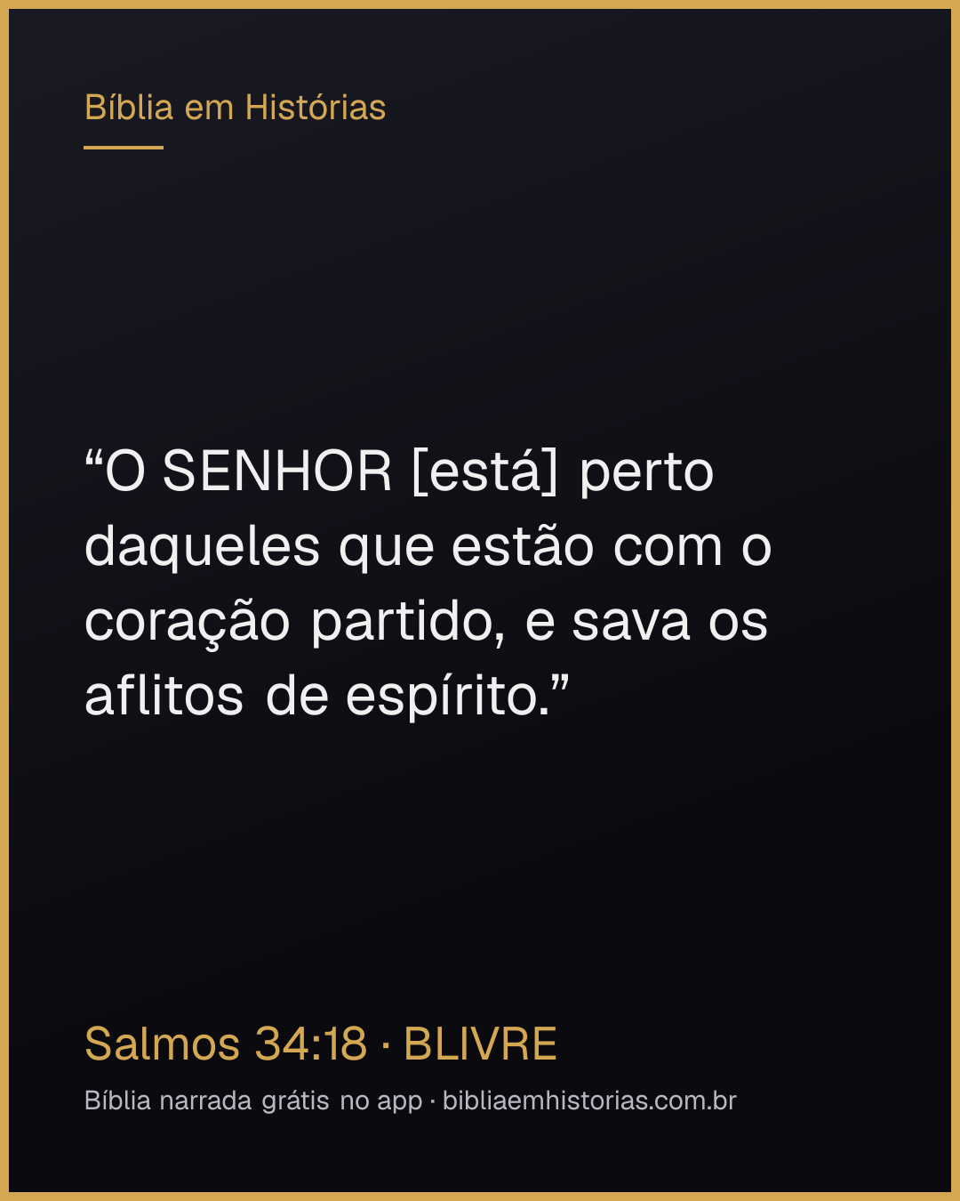 Imagem do versículo Salmos 34:18 para compartilhar