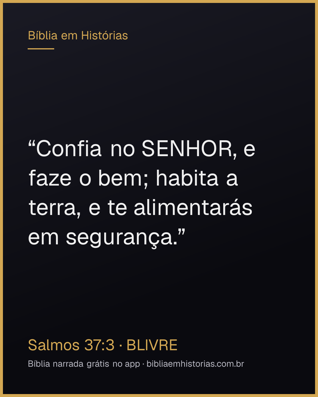 Imagem do versículo Salmos 37:3 para compartilhar