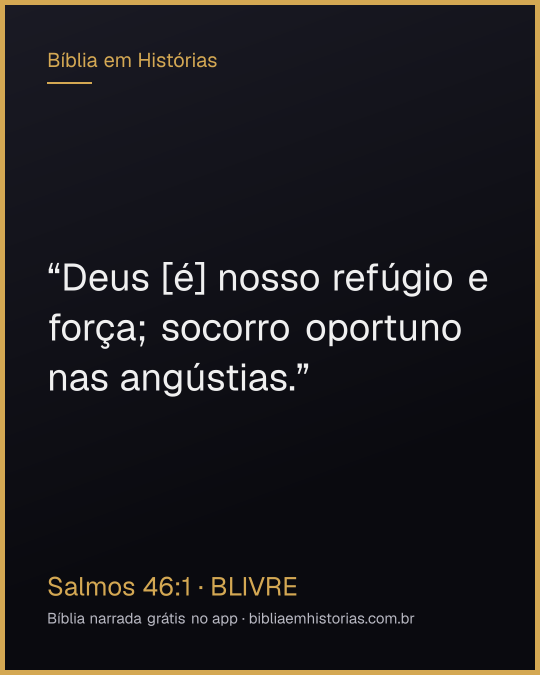 Imagem do versículo Salmos 46:1 para compartilhar