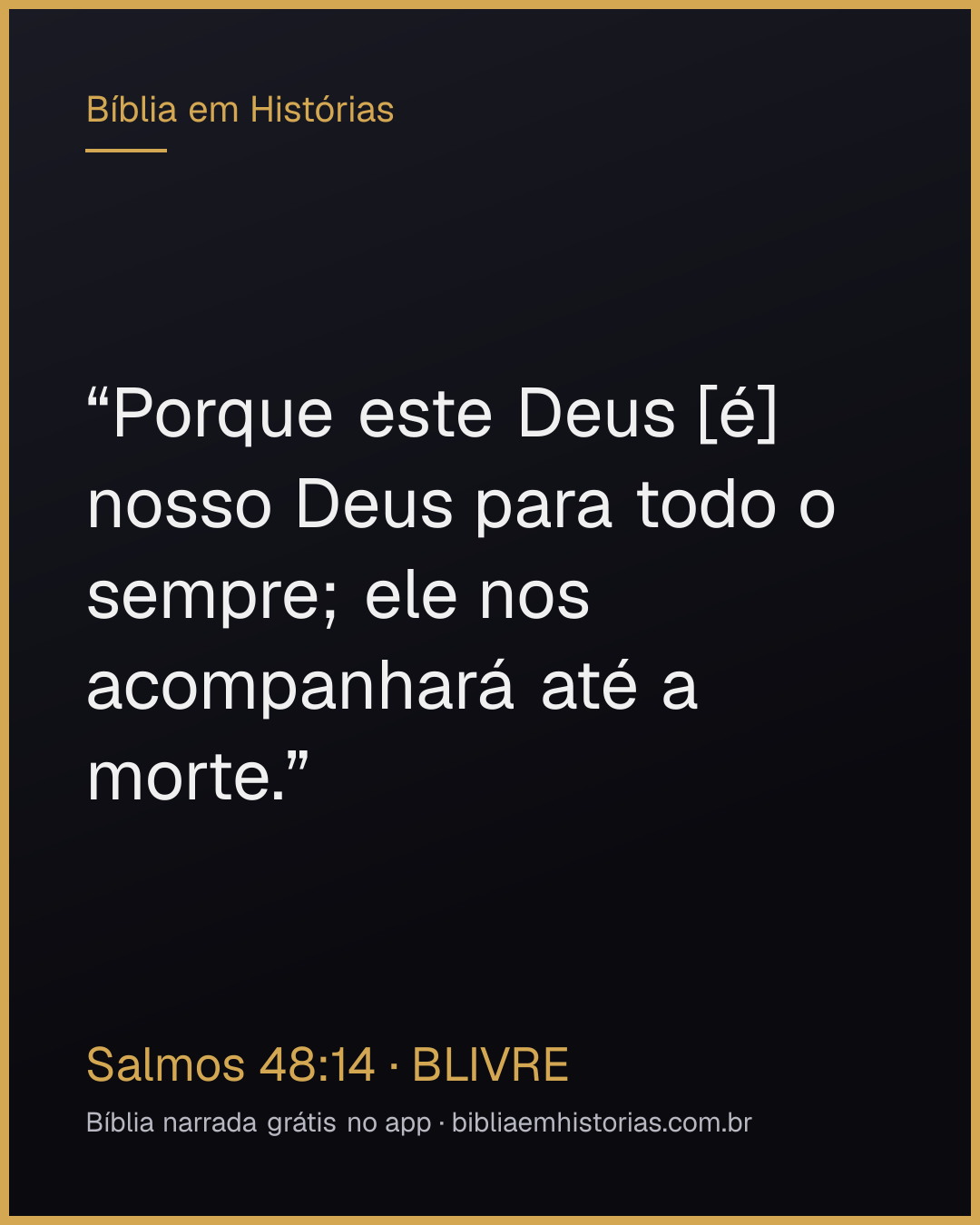 Imagem do versículo Salmos 48:14 para compartilhar