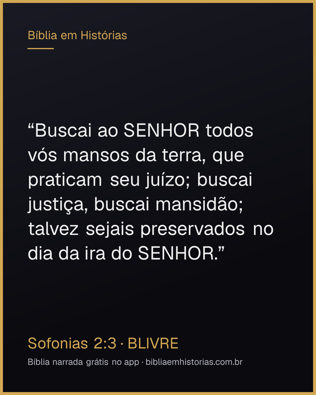 Imagem do versículo Sofonias 2:3 para compartilhar