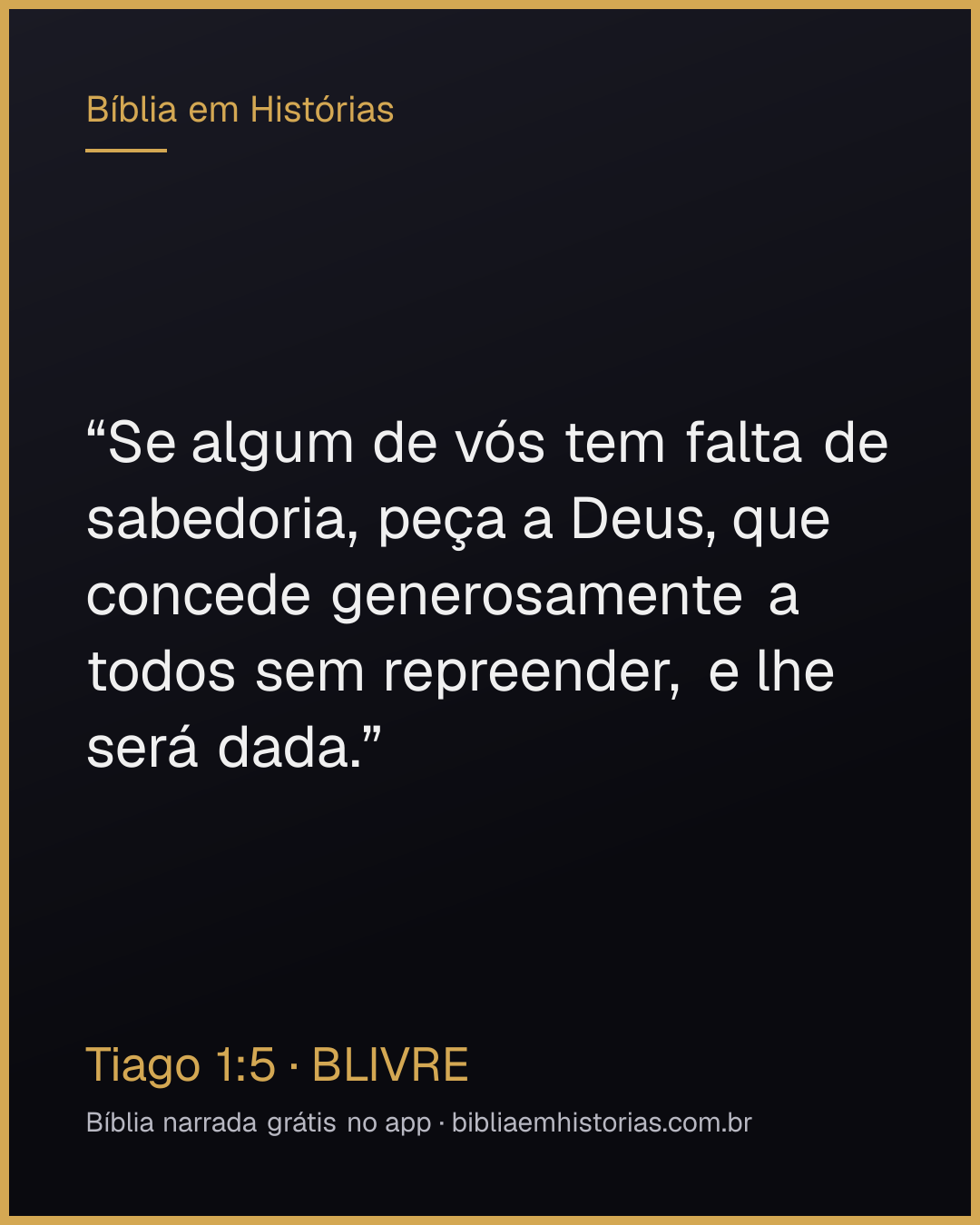 Imagem do versículo Tiago 1:5 para compartilhar