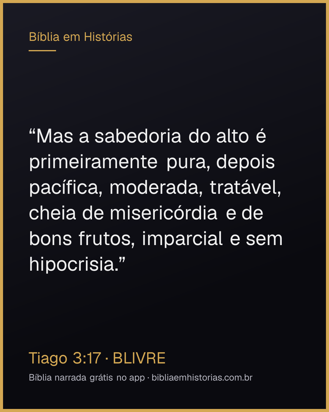 Imagem do versículo Tiago 3:17 para compartilhar