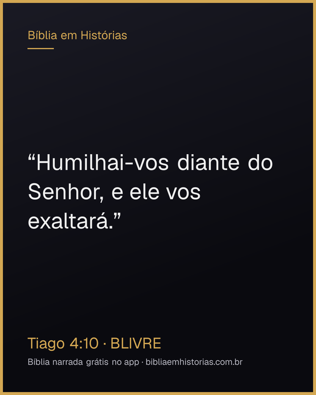Imagem do versículo Tiago 4:10 para compartilhar
